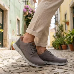 Casual Memory Foam Trainers - Grey