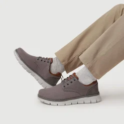 Casual Memory Foam Trainers - Grey