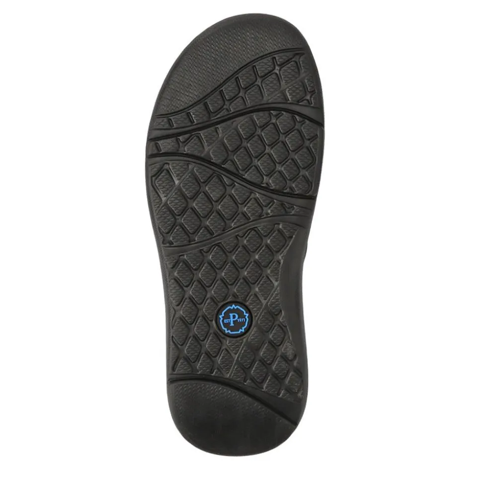 Casual Slip-On Sandals - Black