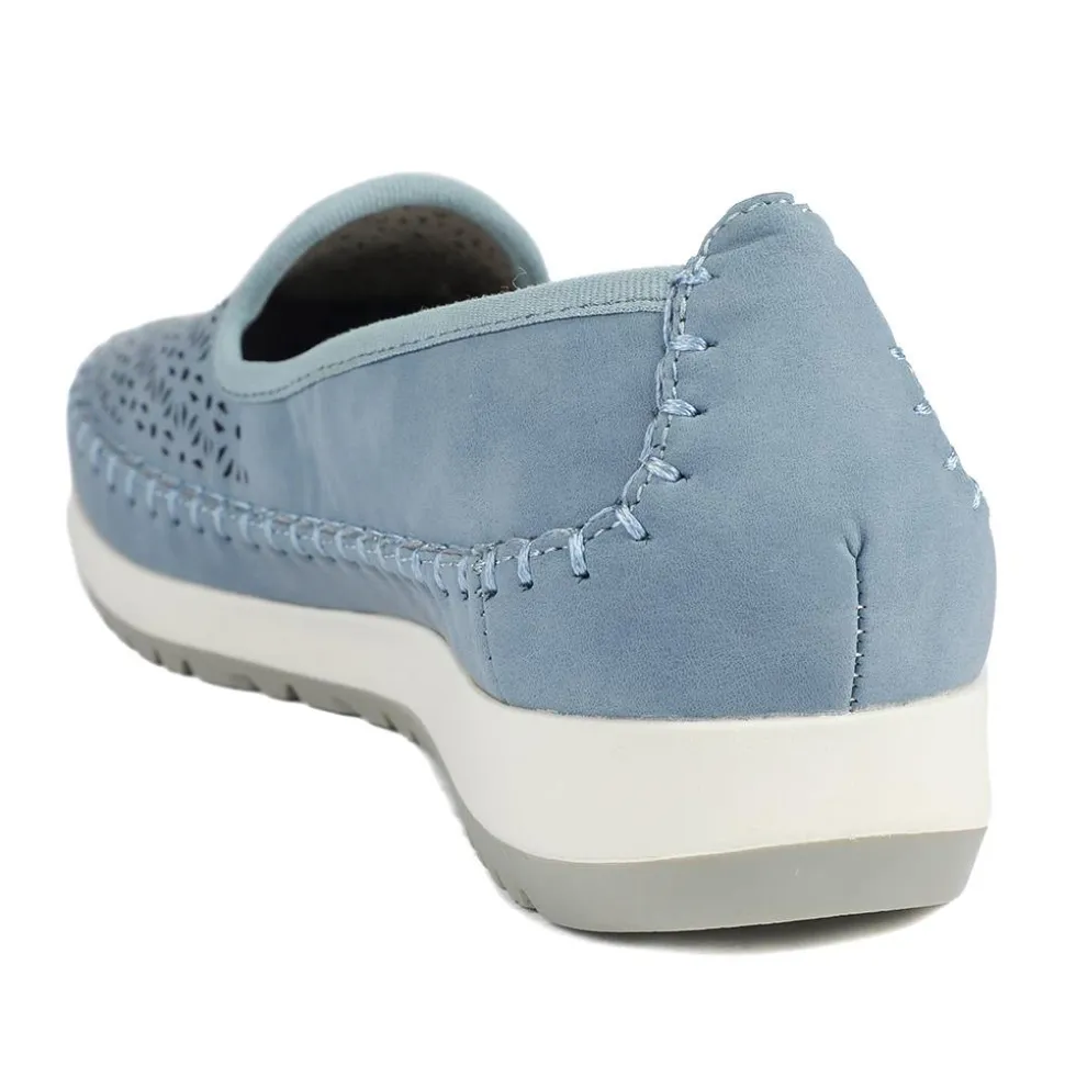 Casual Slip-On Shoes - Denim Blue