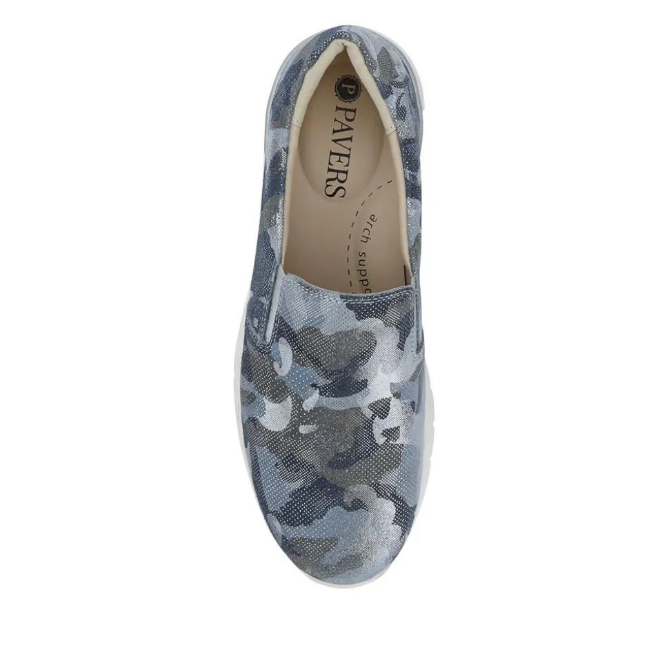 Casual Slip-On Shoes - Navy Multi