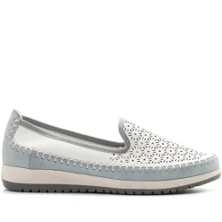 Casual Slip-On Shoes - White