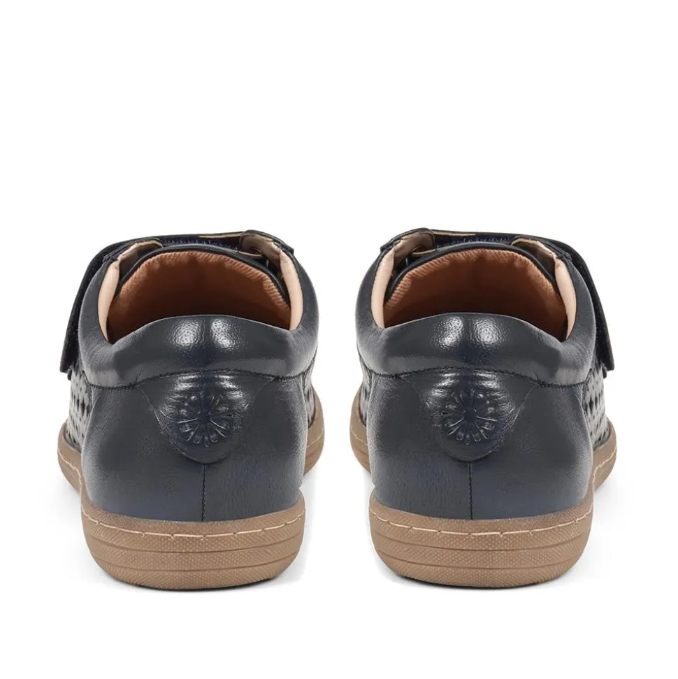 Casual Touch Fasten Shoes - Navy