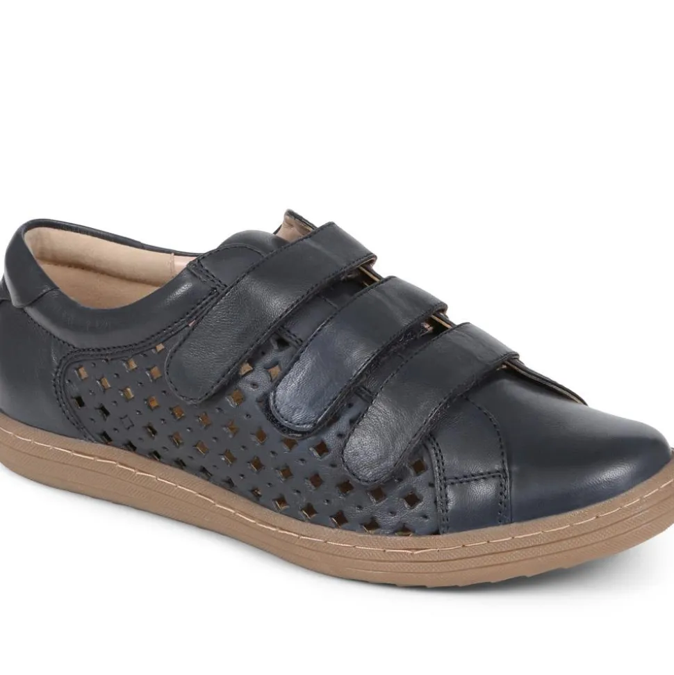 Casual Touch Fasten Shoes - Navy