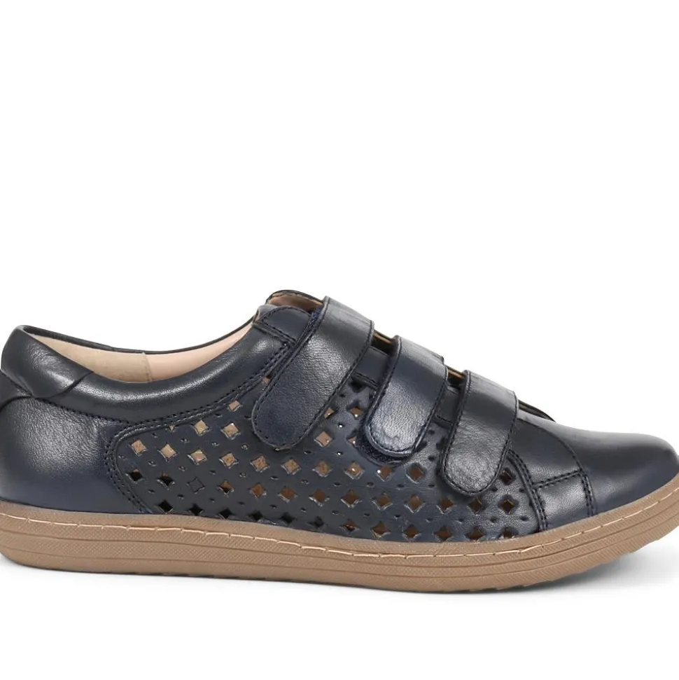 Casual Touch Fasten Shoes - Navy