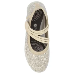 Casual Trainer Pumps - Gold