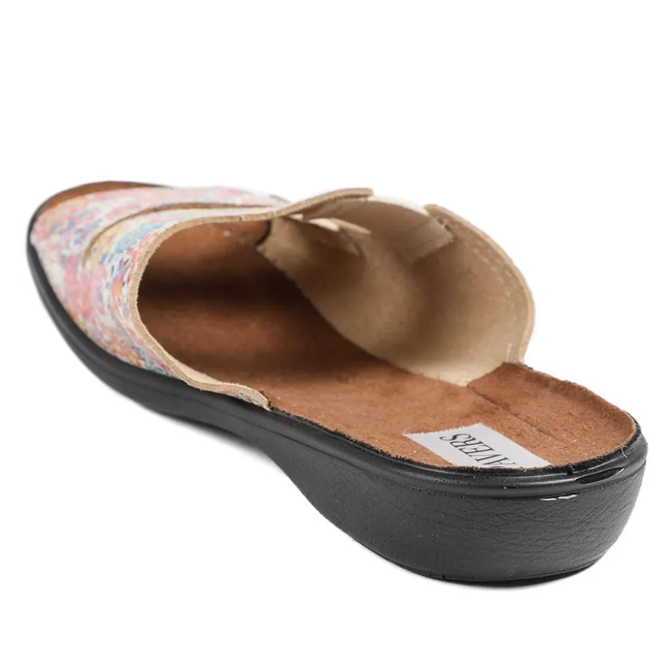 Casual Two-Strap Sandals - BEIGE FLORAL