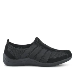 Casual Zip Up Trainers - Black