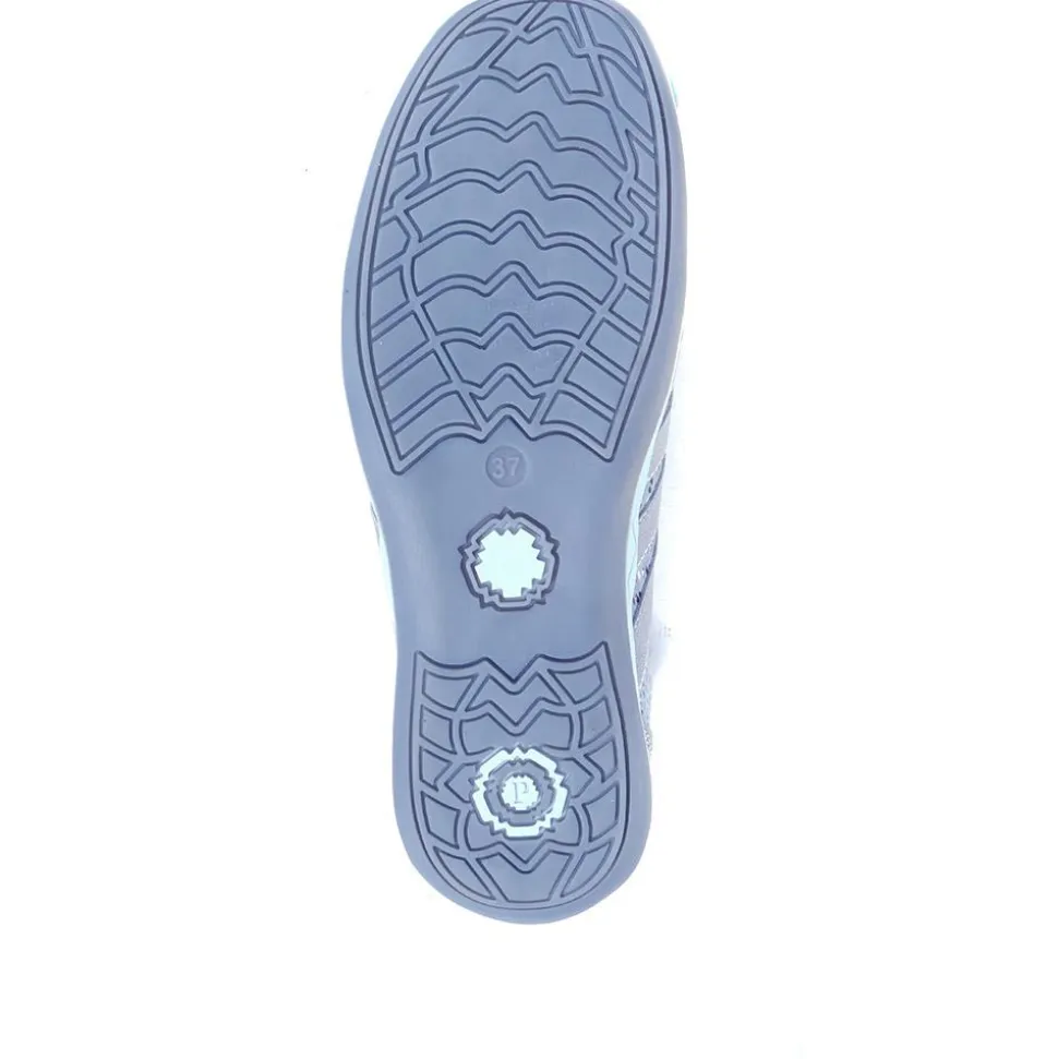Casual Zip Up Trainers - Blue Multi