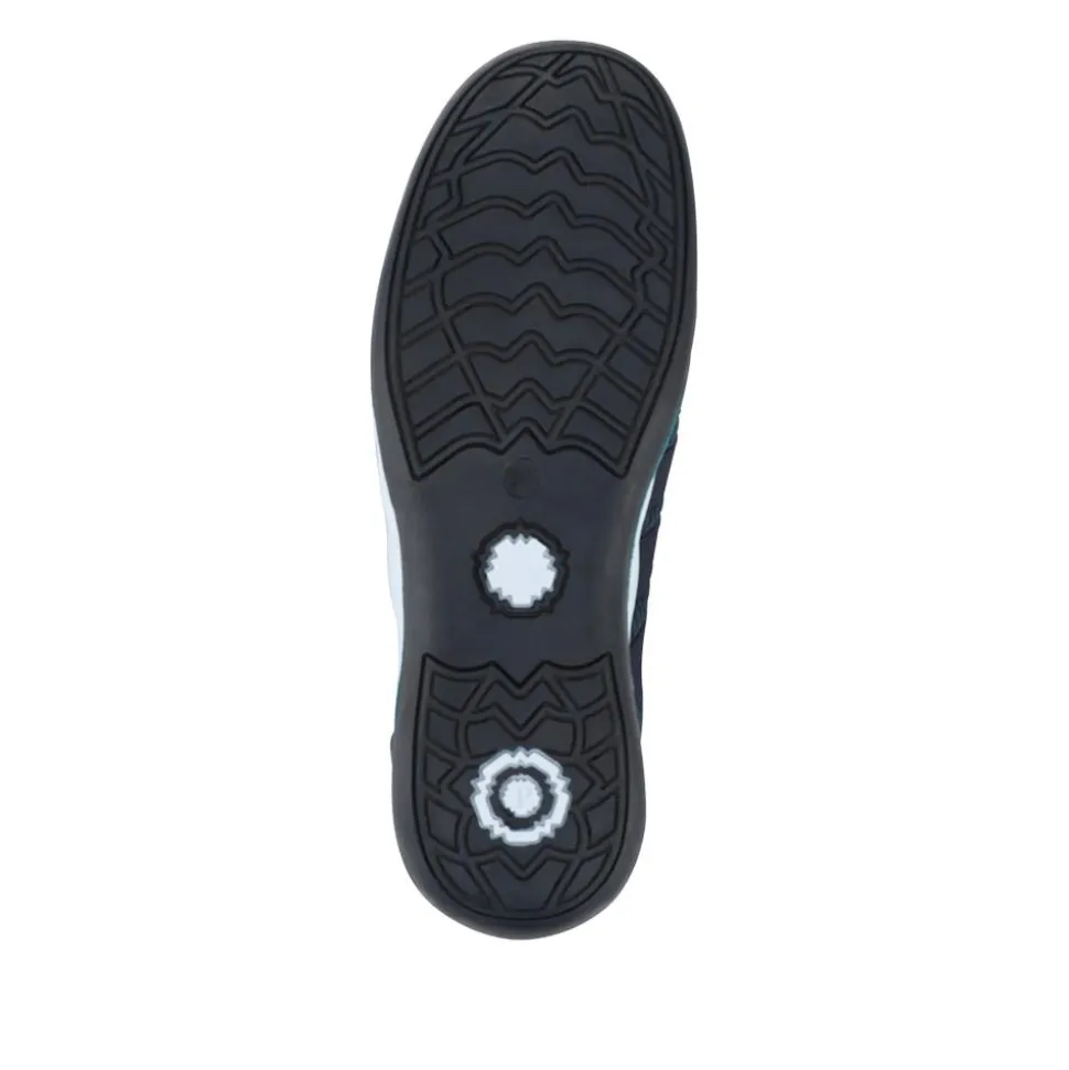 Casual Zip Up Trainers - Navy