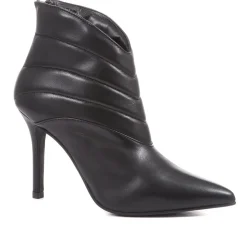 Catalina Stiletto Ankle Boots - Black