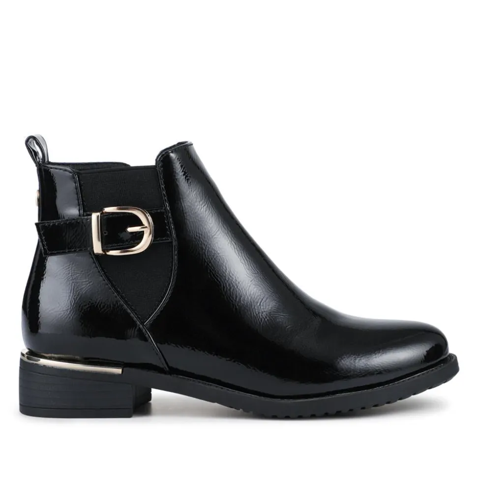 Chelsea Boots - Black Patent