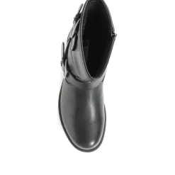 Chunky Biker Boots - Black
