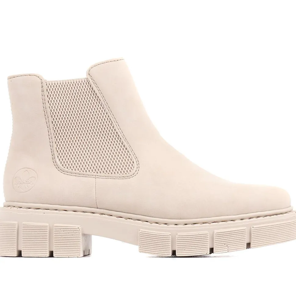 Chunky Chelsea Boots - Cream