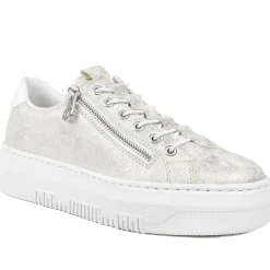 Chunky Dual-Fastening Trainers - Gold