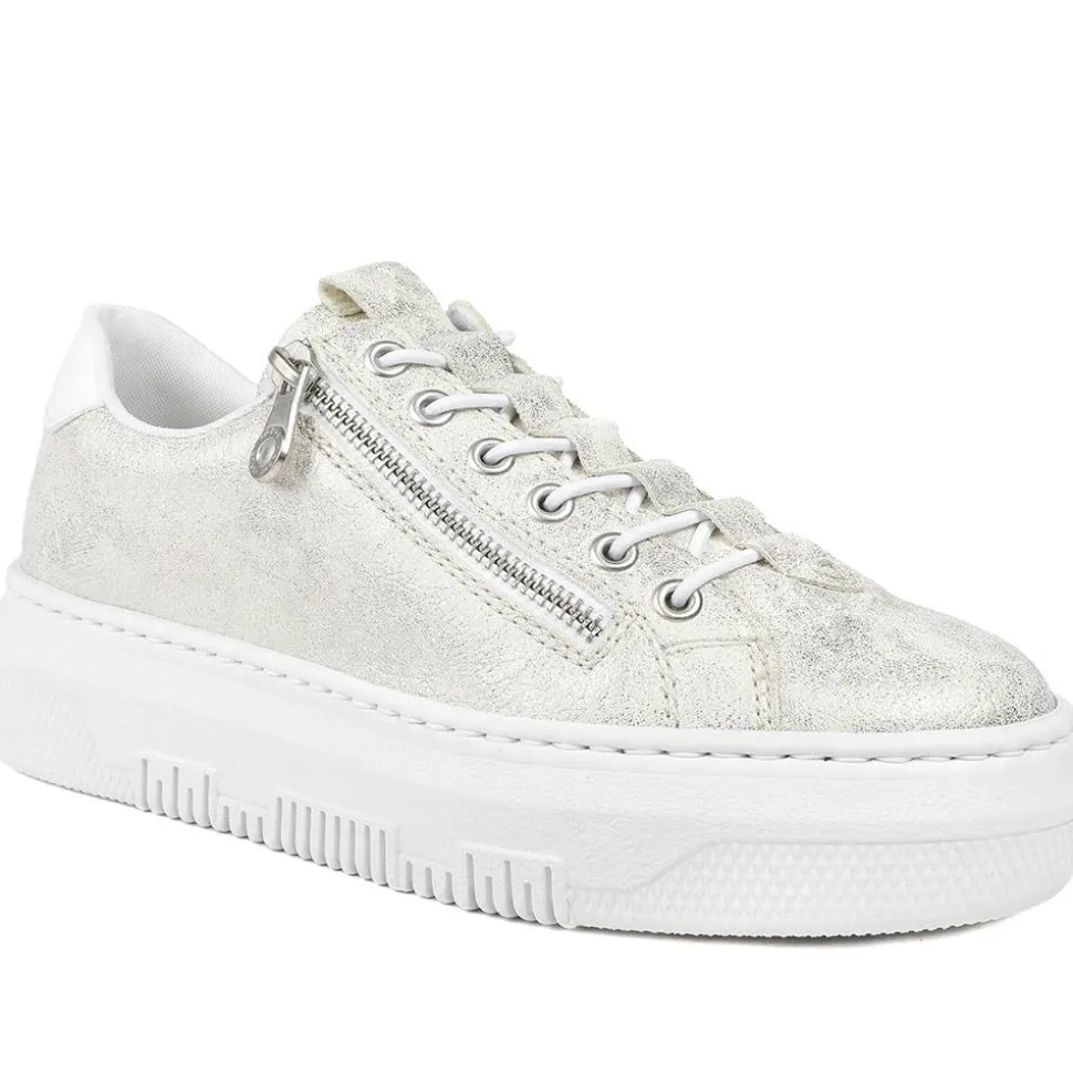 Chunky Dual-Fastening Trainers - Gold
