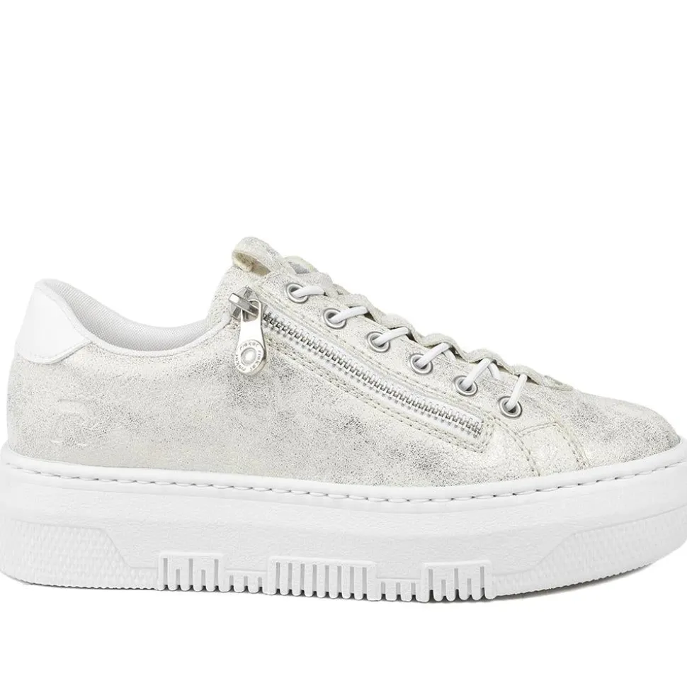 Chunky Dual-Fastening Trainers - Gold