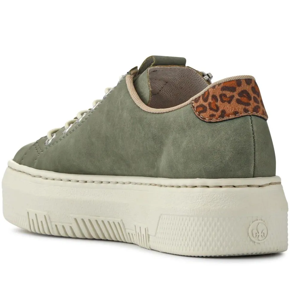 Chunky Dual-Fastening Trainers - Green