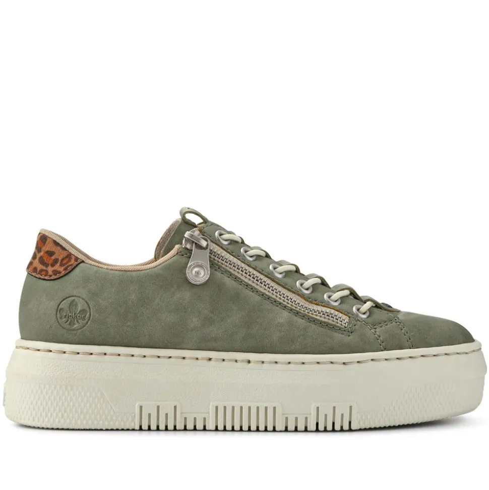 Chunky Dual-Fastening Trainers - Green