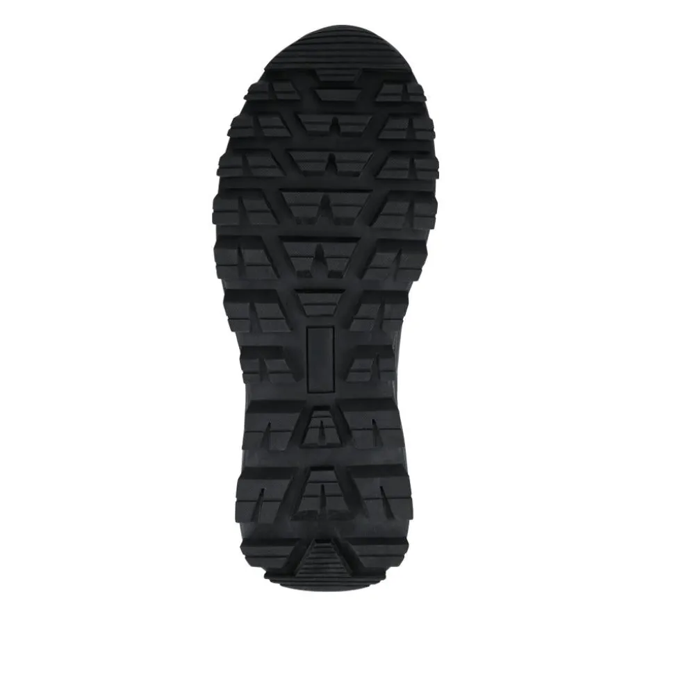 Chunky Elasticated Slip-On Shoes - Black