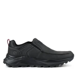 Chunky Elasticated Slip-On Shoes - Black