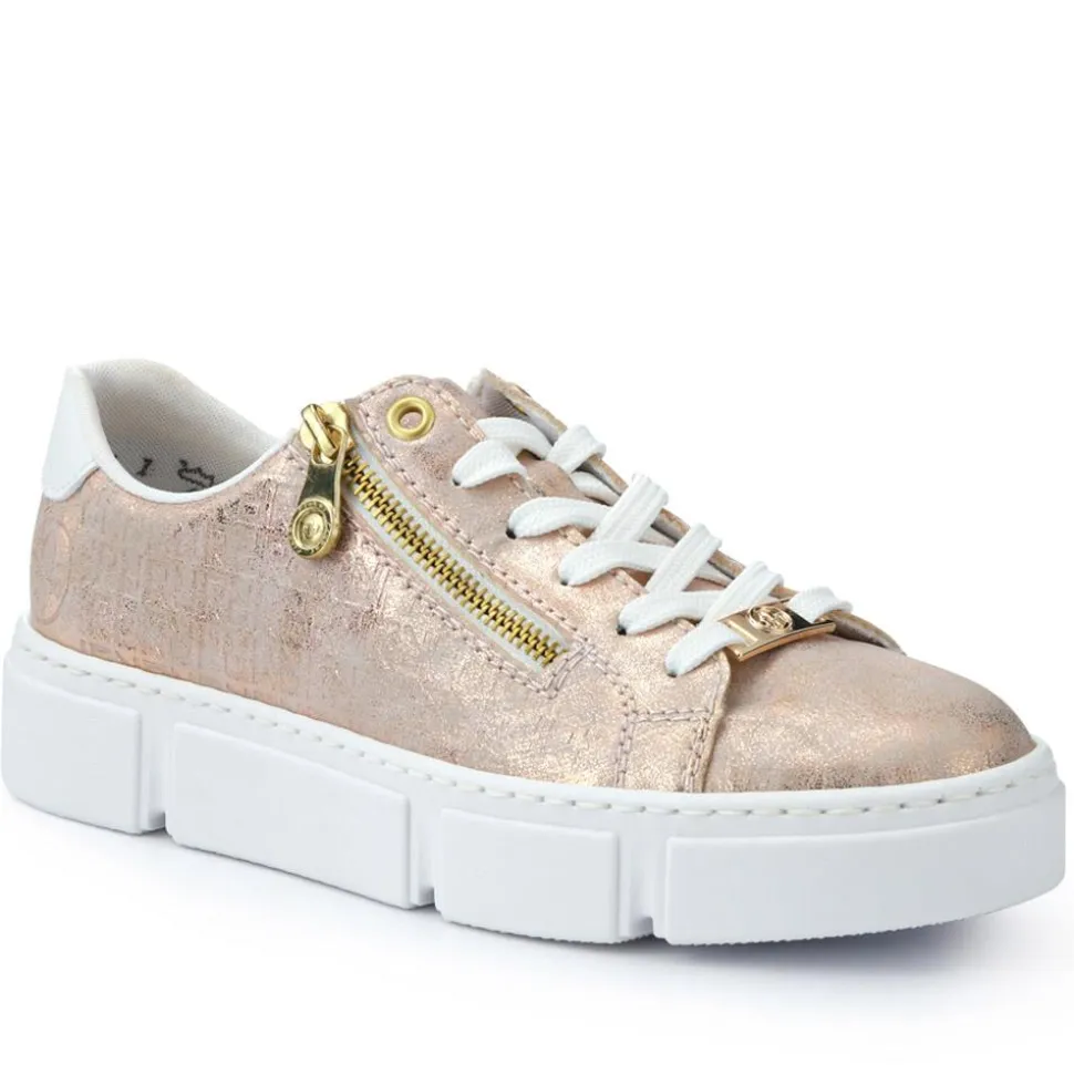 Chunky Extra-Cushioned Trainers - Rose Gold