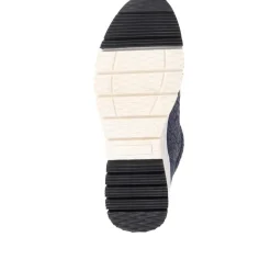 Chunky Lace-Up Trainers - Navy