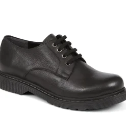 Chunky Leather Brogues - Black
