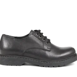 Chunky Leather Brogues - Black