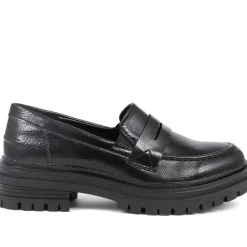 Chunky Loafers - Black Patent