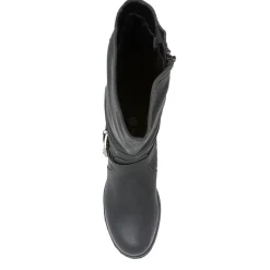 Chunky Long Boots - Black
