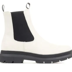 Chunky Platform Chelsea Boots - White