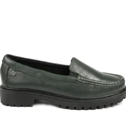 Chunky Slip-On Shoes - Green