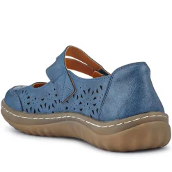 Chunky-Soled Mary Janes - Blue