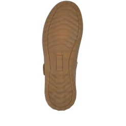 Chunky-Soled Mary Janes - Tan