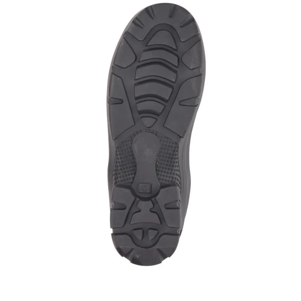 Chunky-Soled Wellington Boots - Black
