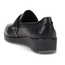 Chunky Sole Slip-on Shoes - Black