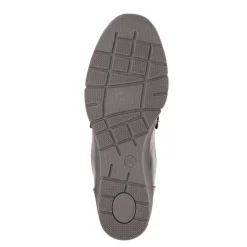 Chunky Sole Slip-on Shoes - Black Patent