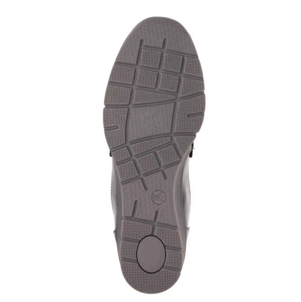 Chunky Sole Slip-on Shoes - Black Patent