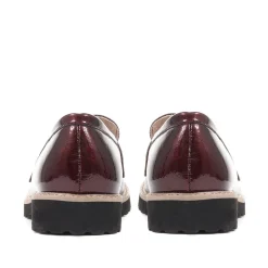 Chunky Tassel Loafers - Burgundy