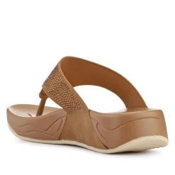 Chunky Toe Post Sandals - Camel