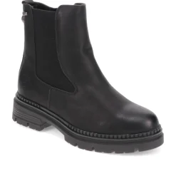 Chunky Water-Resistant Chelsea Boots - Black