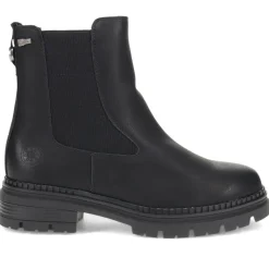 Chunky Water-Resistant Chelsea Boots - Black