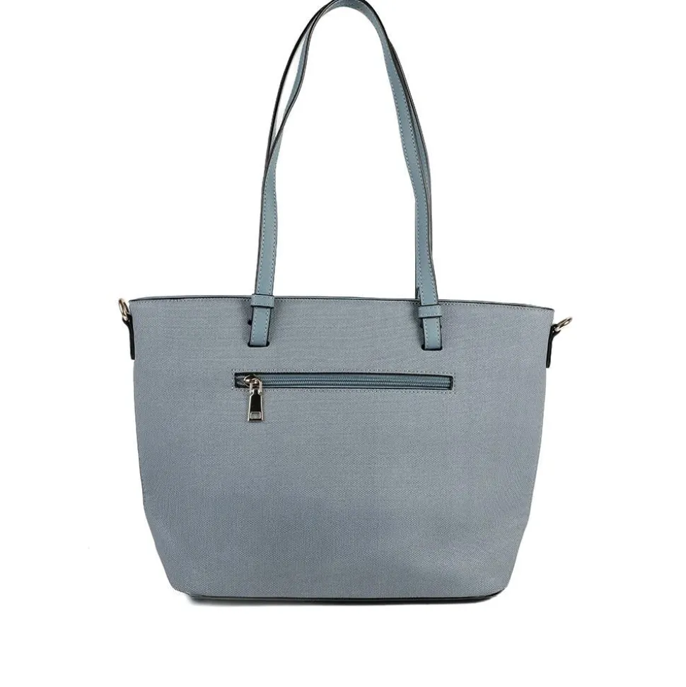 Classic Detail Tote Bag - Denim