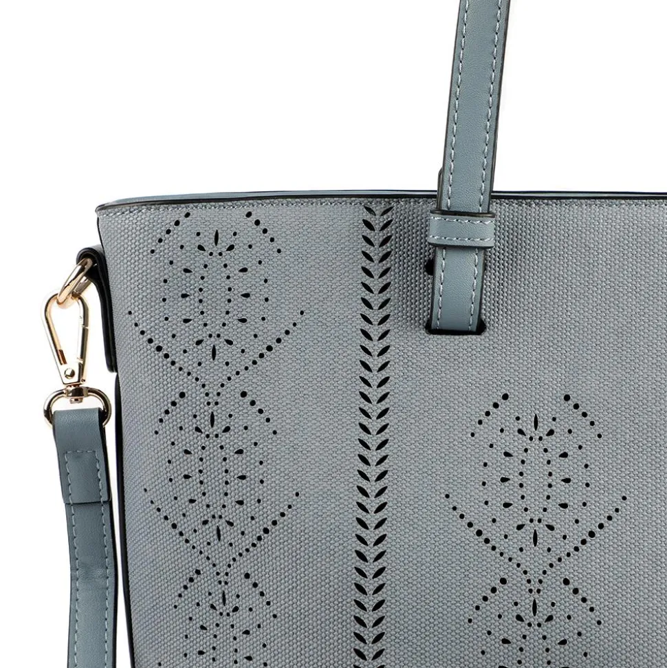 Classic Detail Tote Bag - Denim