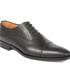 Cologne Leather Oxford Shoes - Black