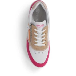 Colour Block Trainers - White Multi