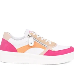 Colour Block Trainers - White Multi