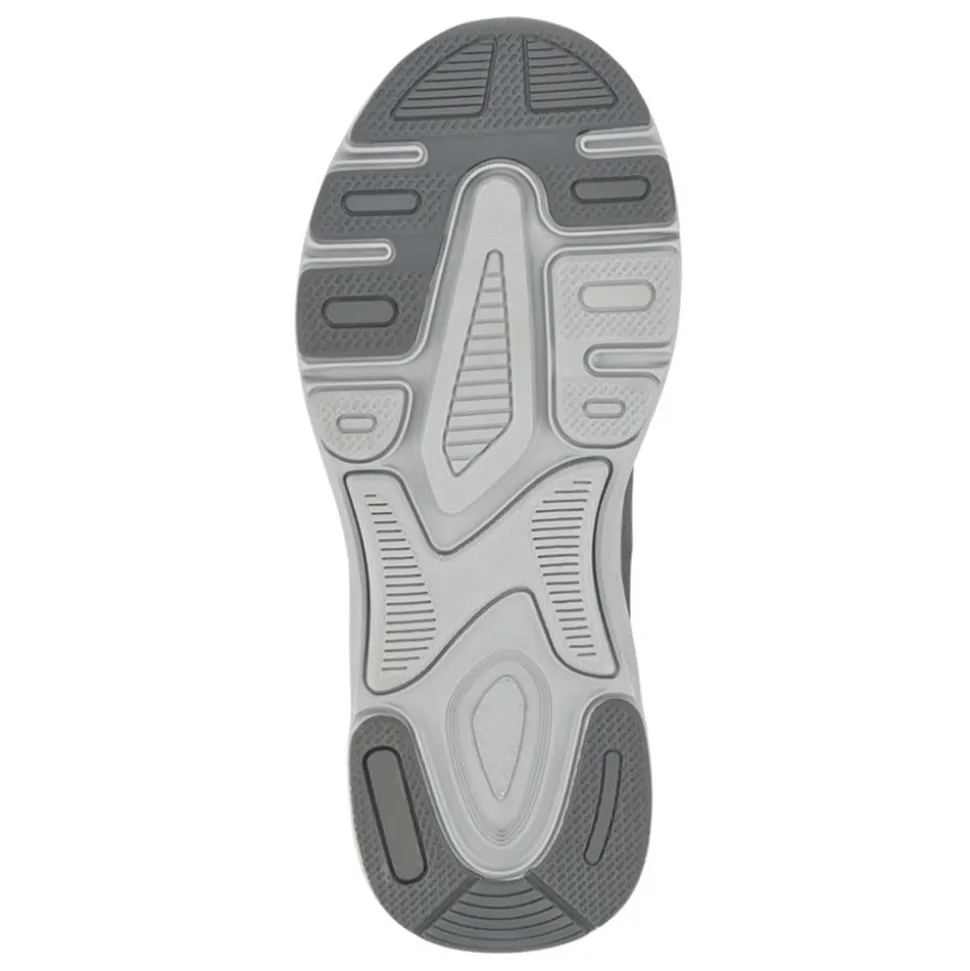 Comfortable Lace-Up Trainers - Charcoal