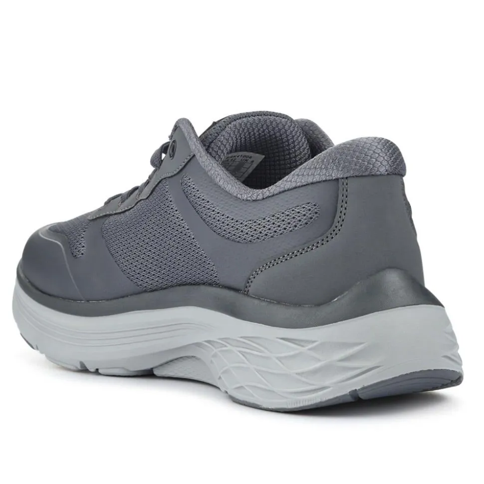 Comfortable Lace-Up Trainers - Charcoal